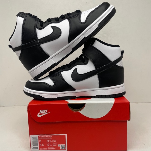 Nike Dunk High WMNS “Panda/Black White” 2023 - Picture 3 of 4